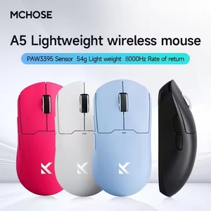 Mchouse A5 V2 siêu tri-chế độ không dây paw3395 cảm biến quang 26k dpi không dây eSports Chuột chơi game - Product Image 3