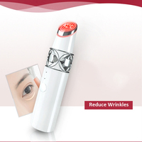 Soins des yeux dissolvant de cernes Massage des lèvres Vibration électrique chauffé masseur pour les yeux bâton Anti-rides appareil de beauté des yeux