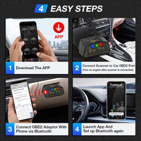 Lector de Códigos OBD2 Bluetooth 4.0 Vgate ICar Pro, Herramienta de Diagnóstico de Fallas OBDII, Adaptador Compatible con Automóviles, Verificador del Motor
