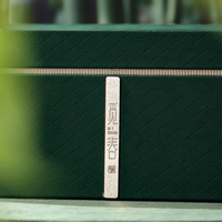 Michun série boîte en cuir Double poterie boîte-cadeau pour Xinyang Maojian thé boîte d'emballage vide pour usage alimentaire