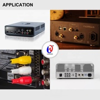 Connecteur audio vidéo RCA femelle 6 broches rouge à montage sur panneau PCB, PA66 et cuivre