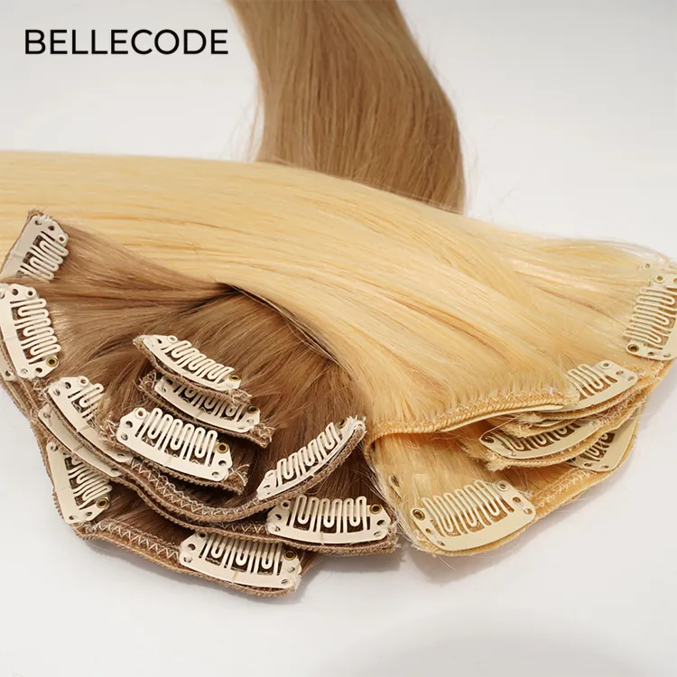 1 Piece Invisible Headband Wire Human Remy Hair Extensions Silky Straight Clip In Hair