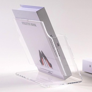 Organisateur de comptoir en acrylique avec support de brochure transparent pour flyers Menus Journaux de brochures Brochures et affichage de magazines - Product Image 5