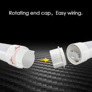 Luminaire LED Tri-proof ShineLong 1500MM, tube rond mince, IP65, solution d'éclairage industriel - Product Image 4