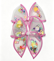 Accessoires de clip transparents pour appliques Shaker Bow