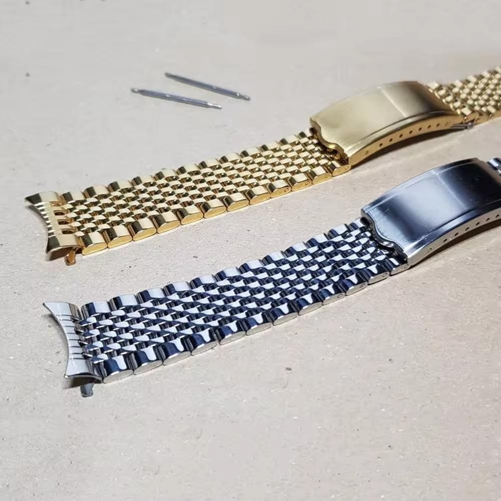 Bracciale Acciaio 20mm Cinturino Bracciale Originale Hamilton In Acciaio - Per Orologi Khaki, Fondo H644550, Larghezza 20mm Cinturino Orologio 20 Mm Fondo H644550