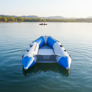 270cm Aufblasbares Schlauchboot mit <span class=keywords><strong>AU</strong></span>-Standardpumpe Tragbares Faltbares Floß zum Angeln und Rettungseinsatz - Product Image 4