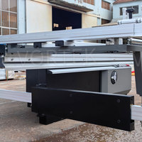 Scie circulaire horizontale automatique Vortek MJ3200 45-90 à lame inclinable, moteur 5,5 kW, 380 V/220 V, grande capacité de coupe, pour le travail du bois