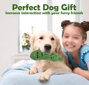 Toptan çevre dostu yeşil salatalık çiğnemek oyuncak köpek peluş turşu köpek oyuncaklar için - Product Image 5
