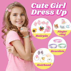 <span class=keywords><strong>Jouet</strong></span> pour <span class=keywords><strong>fille</strong></span> devenir bijoux de mode boîte à bijoux de créateur <span class=keywords><strong>coffre</strong></span> au trésor perles ensemble de bricolage ensemble de maquillage boîte - Product Image 6