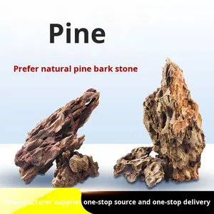 Decorazione per Acquario in Pietra Naturale di Corteccia di Pino Stratificata con Pietra Naturale per Acquario <span class=keywords><strong>e</strong></span> Micro Paesaggio - Product Image 4
