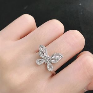 Juego de Joyería Xinfly de Oro Real de 18K con Colgante de Mariposa con Diamantes, Collar, Anillo, Pulsera y Aretes para Fiestas, Bodas y Regalos - Product Image 4