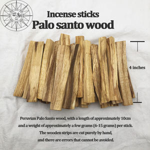 Varillas de <span class=keywords><strong>Palo</strong></span> <span class=keywords><strong>Santo</strong></span> Silvestres de Cosecha Sostenible para Limpieza Espiritual, Alivio del Estrés, Accesorios de Meditación y Fragancia para el Hogar - Product Image 6
