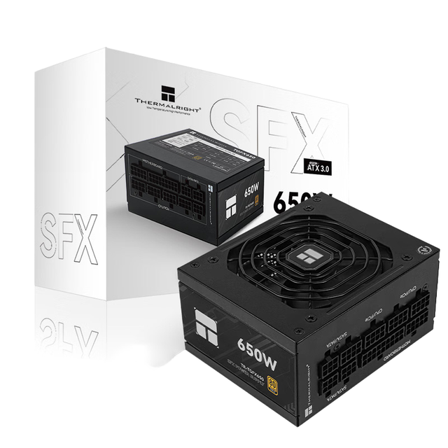 Rated 650W TR-TGFX650 ATX 3.0 Computer Power Supply Embossed Version Gold SFX Desktop Power Cable Thermalright in Stock