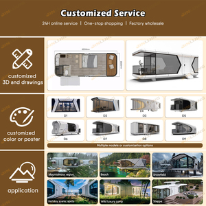 Capsule Spaziali Prefabbricate Personalizzate per Hotel, Case Mobili Portatili in Container - Product Image 6