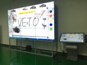 จอแสดงผลวิดีโอวอลล์ LCD สำหรับโฆษณาในร่ม ขนาดสั่งทำได้ 46 49 55 นิ้ว แบบต่อประกอบ 3x3 2x4 ขอบหน้าจอ 3.5 มม. ขายส่ง - Product Image 5