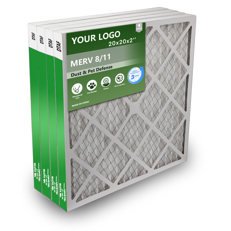 Air Filter Customized 14x14x1 16x25x1 18x18x1