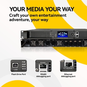 Chordio H500 H Loạt Chuyên Nghiệp Kim Loại DJ Khuếch Đại Âm Thanh Cao Chất Lượng Dòng Mảng Điện Loa Siêu Trầm - Product Image 6