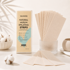 Offre Spéciale Bandes de Cire Naturelles en Mousseline Non Blanchie, Résistantes à la Déchirure, Taille Personnalisée, pour Épilation Corporelle - Product Image 1
