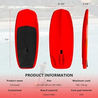 Planche de SUP hydrofoil GY 100L 83cm légère en PVC tout usage pour homme et femme, pour utilisation en mer et en eau en extérieur, avec garantie à vie