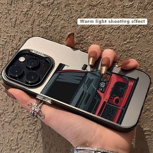 Coque de téléphone souple réfléchissante effet laser pour iPhone 17 16 Pro Max et pour iPhone 15 Pro Max 14 13 12 11 - Product Image 3