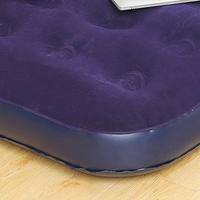 Matelas gonflable double ultraléger en PVC avec gonflage rapide E-RIKE pour l'extérieur, coussin d'air, tapis de camping