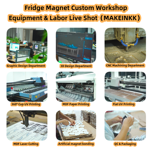 ของตกแต่งบ้านธีมฤดูหนาวลดราคา แม่เหล็กติดตู้เย็นลายการ์ตูนน่ารัก ปรับแต่งได้ ของขวัญอบอุ่น อบอุ่นใจ ให้ความรู้สึกเหมือนเตาผิงและชาอุ่น - Product Image 5