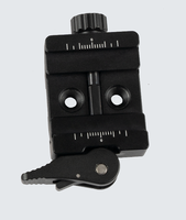 Adaptateur de base en aluminium pour plaque universelle Compatibilité Prise de vue multiple Photographie pour la sécurité Plaque universelle