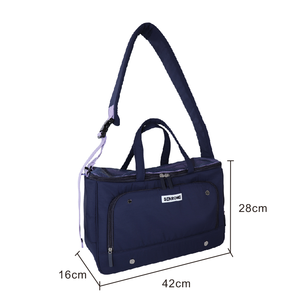 Transportín para Mascotas de Nailon Sólido de Gran Capacidad, Estilo Casual, con Ruedas y Cremallera Vietnamita, Carga Máxima de 10 kg, Uso Diario - Product Image 3