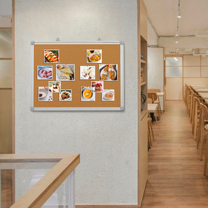 Panneau d'affichage souple du fabricant personnalisé avec cadre en aluminium et liège pour salle de classe et bureau tableau d'affichage en bois - Product Image 5