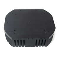 Dissipateur thermique LED COB personnalisé, machine CNC, série 6000, dissipation thermique en aluminium extrudé, tempérament T5 pour le secteur automobile