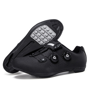 Chaussures de vélo de route et de montagne professionnelles à clipser, sans crampons, toutes saisons, semelles rigides, respirantes, résistantes à l'usure, légères, antidérapantes - Product Image 3