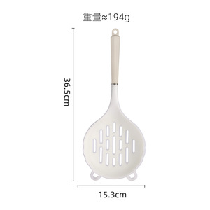 Silicone <b>Strainer</b> Long Handle Food Grade Non Stick For Noodles Dumplings Wontons Heat Resistant Kitchen <b>Colander</b> - Product Image 5