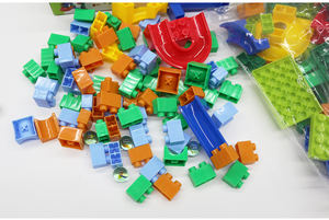 98 pièces de jeu de <span class=keywords><strong>labyrinthe</strong></span> miniature en plastique, jeu de construction de briques, jeu de billes - Product Image 6