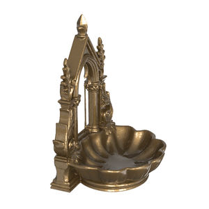 Tigela de Cerâmica Rococó de Luxo para Animais de Estimação, Ecológica, Marcas Premium, Prato Barroco em Relevo, Logotipo Personalizado, Esmalte Sem Chumbo, Atacado - Product Image 3