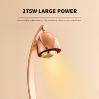 WINNERS Lampe chauffante pour aliments commerciaux Lampes de table de buffet électriques Lampe chauffante isolée Affichage des aliments pour les fêtes Buffet Restauration