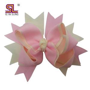 ダイヤモンドヘアボウ付きポリエステルリボンボウ - Product Image 5