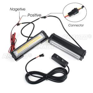 2/4 Piezas, 40W, 12V, 24V, Luz LED COB para Parrilla Delantera de Coche, Luz de Advertencia, Mini Luz Estroboscópica LED de Emergencia para Jeep, Camión, Remolque, Autobús, Furgoneta - Product Image 4