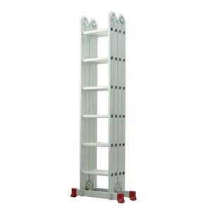Échelle <span class=keywords><strong>pliable</strong></span> multifonctionnelle/polyvalente en aluminium 4x2 4x3 4x4 4x5 4x6 étape 3m 4m <span class=keywords><strong>5m</strong></span> 6m 7m échelle multifonction - Product Image 2