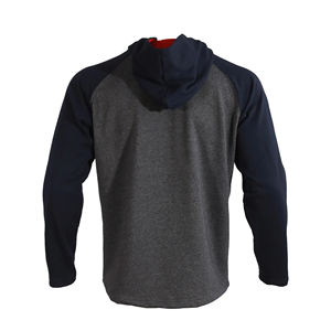 Sudadera con capucha de invierno cómoda para hombre, sudadera con estampado de patrón sólido, Material de poliéster/algodón, serigrafía teñida lisa - Product Image 3