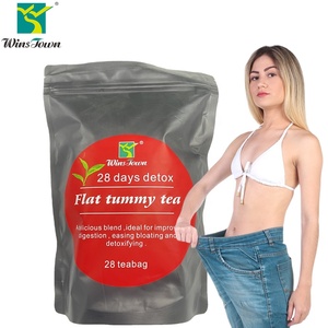 Teh Organik untuk Perut Rata untuk Dewasa 100% Aman Kemasan Kotak Pelangsing Detoksifikasi Kecantikan Penurun Berat Badan dengan Vitamin - Product Image 1