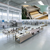 Machine de fabrication de barres de fruits et de noix, ligne de production de barres de halva, machine automatique de fabrication de barres de flocons d'avoine et de chocolat