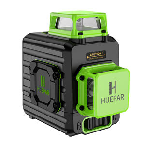 Nivel Láser Rotatorio Huepar Osram <span class=keywords><strong>B03CG</strong></span> Profesional con Estuche Rígido, Tipo-C, Modo de Pulso para Exteriores y Haz Verde 3D, 12 Líneas - Product Image 2