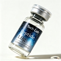 Autocollants synthétiques imperméables personnalisables pour flacons de recherche de peptides synthétiques de 3 ml à marque privée