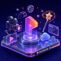 Service de recharge PixVerse Credit prêt à l'emploi pour compte privé de création vidéo IA commerciale