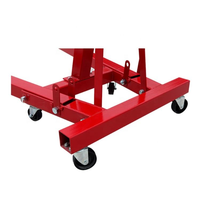 Palans hydrauliques pour moteur de 2 tonnes, grue d'atelier pliable avec flèche réglable, capacité de levage de 4400 lb pour la réparation automobile
