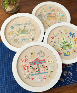 D & D马戏团主题Diy刺绣套件竹环缝纫套件初学者家居装饰和礼品概念 - Product Image 5