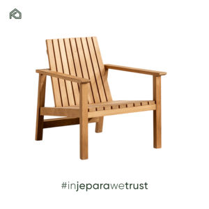 Sillón Dino de Madera de Teca Maciza, Construcción Resistente, Comodidad Clásica, Atractivo Diseño Tropical Moderno, Ecológico, para Hogar u Hotel - Product Image 3