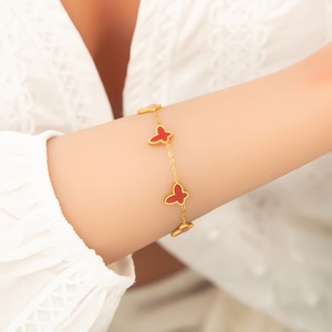 Pulsera de Acero Inoxidable Estilo INS, Cadena y Eslabones de Joyería de Moda, Accesorio Versátil y Elegante - Product Image 4