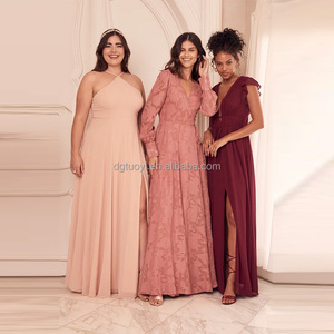 Nouveau Design WomenAbsolutely Breathtaking Blush Pink Maxi Dress <span class=keywords><strong>Robe</strong></span> de <span class=keywords><strong>Demoiselle</strong></span> <span class=keywords><strong>d</strong></span>'<span class=keywords><strong>Honneur</strong></span> - Product Image 1